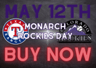 May 12th Rockies Day Info